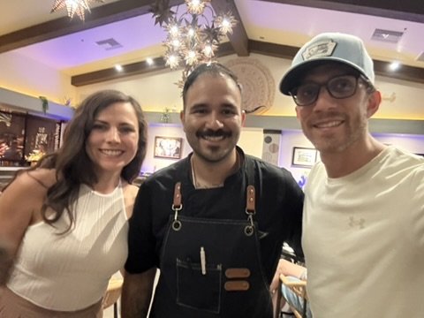 Encuentro con chef en restaurante