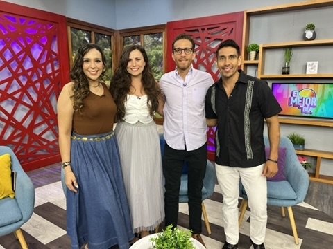 Entrevista en el set de El Mejor Día